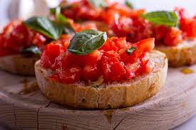 Fermented tomato Bruschetta