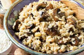 Fermented tomatoes with Mushroom Risotto
