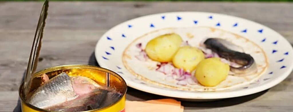 How to open and serve Swedish fermented fish?