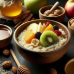 Fermented porridge with toppings